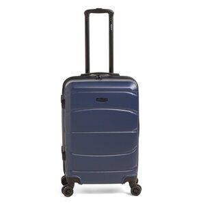 DUKAP Blue 24in Sense Hardside Upright Spinner With Gel Handles